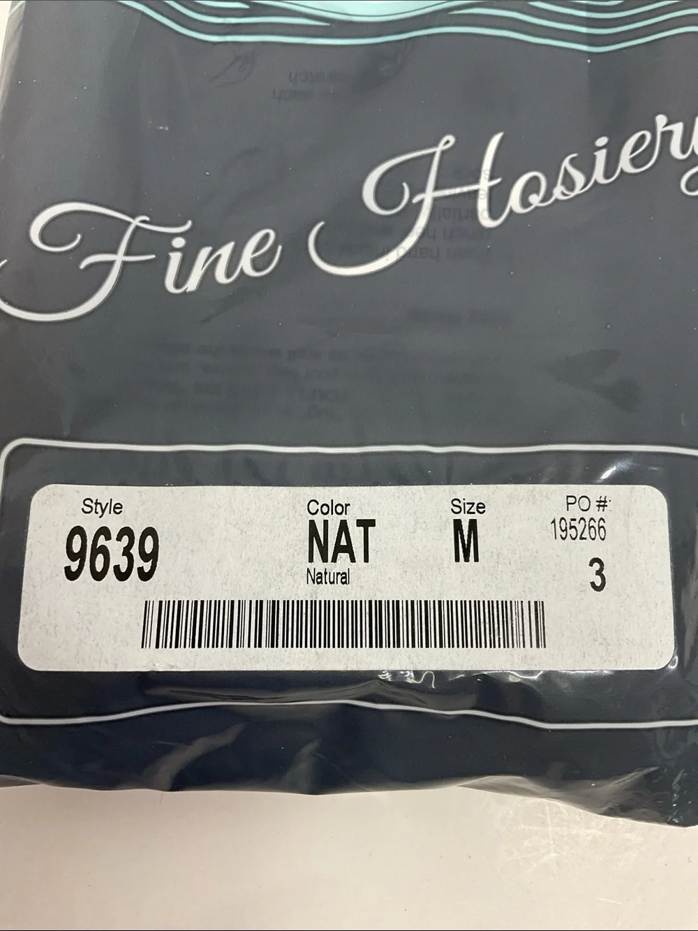 National Fine Hosiery knee high Stockings - Natural-size medium- total of 5